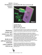 Chas Boyd talk announcement