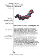 Pat Hanrahan talk announcement